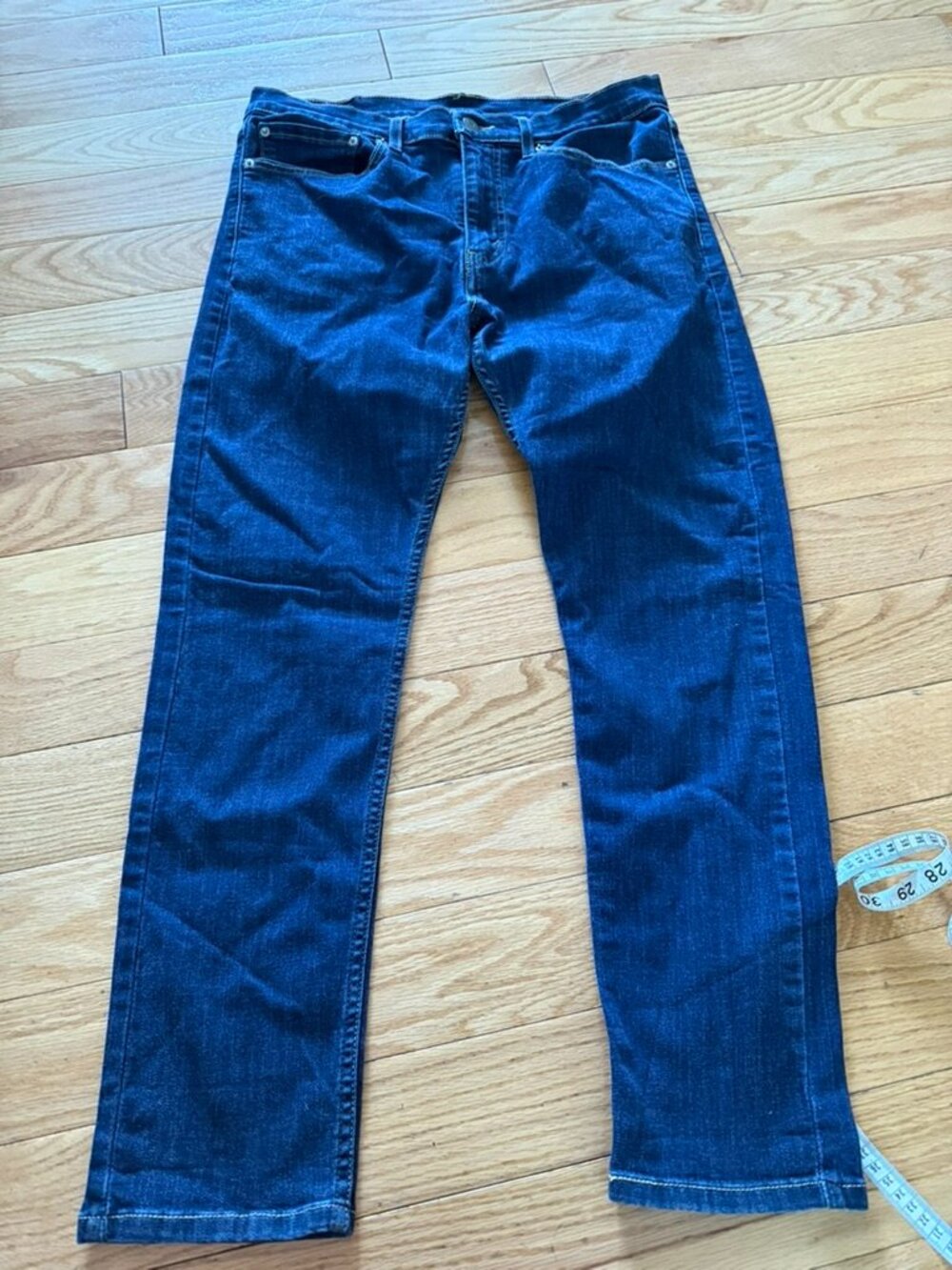 Levi’s 510 Skinny Jeans Men’s 34x30 Dark Wash Blue Denim - Picture 2 of 7